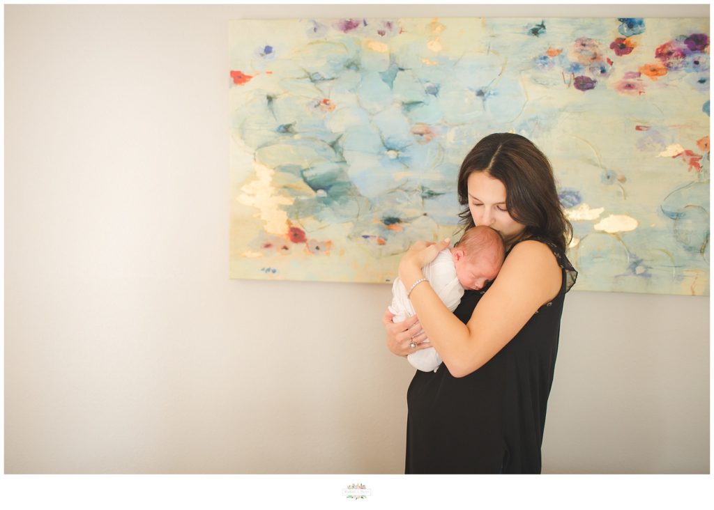 Winter Garden Newborn Photography